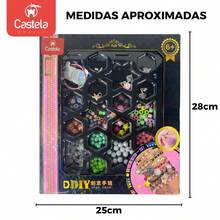 Colorful Children's Bead Kit For Making Bracelets, 138 Pieces - Castela - 彩色 - 查看 10