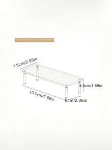 Kệ trưng bày acrylic 1-3 tầng, kệ đựng nước hoa, kệ trưng bày trang trí nhà cửa, kệ trưng bày hộp bí ẩn, giá đựng bánh, kệ trưng bày đa chức năng, kệ trưng bày sơn móng tay, kệ trưng bày trong suốt. - Trong sáng - Xem 11
