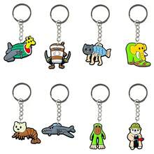 Set de 15 llaveros con temática de personajes de dibujos animados con mosquetón, regalo para fans de películas, amantes de Geta, cumpleaños, San Valentín, Navidad, fiestas de Halloween - Multicolor - Ver 4