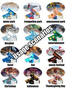 Vòng đeo tay giấy chống thấm nước tùy chỉnh, phù hợp cho nhiều sự kiện, nhiều màu sắc, vòng đeo tay dự tiệc, vòng đeo tay giấy, vòng đeo tay co giãn, lý tưởng cho tiệc sinh nhật, lễ hội, lễ kỷ niệm và tất cả các loại hoạt động, hoàn hảo cho tiệc sinh nhật người lớn, sự kiện và họp mặt công ty, cũng lý tưởng cho trang trí tiệc, đám cưới, tiệc tùng, buổi hòa nhạc, triển lãm, đồ dùng ngày lễ, vòng đeo tay VIP, đồ dùng tiệc Giáng sinh. - Nhiều màu - Xem 9