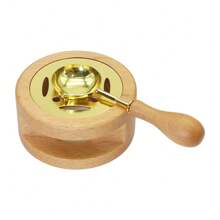 Wax Seal Heater With Wax Melting Spoon Antique Wooden Wax Seal Stove And Wax Seal Set For Melting Wax Seal Beads Or Sealing Wax Sticks, Stamps, Wedding Wax Seals Envelope Seals Stamps, Fast Melting, Perfect For Wax Seal Stamps - Multicolor - View 19