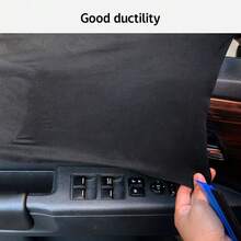 1 Rolle Kunstsuede Stoff selbstklebende Polsterreparaturband, Innenraum Renovierung Flicken für Armaturenbrett, Armlehne, Schalthebel, kreative Modifikation, kostengünstig, kratzfeste Auto Innenraum Aufkleber - mehrfarbig - Übersicht 9