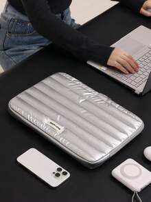 1 件韩国 Ins 风格防水防震电脑包适用于 11 英寸平板电脑、13 英寸 14 英寸 15 英寸笔记本电脑 iPad 保护套教室笔记本电脑包教室包教师收纳包教室整理包返校笔记本电脑包女士 书包大学必备笔记本电脑套秋季大学必备 书包 - 彩色 - 查看 6