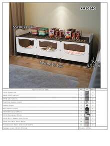 4-Season Enclosed Cat Bed, Ventilated Cool For Summer, Suitable For Upper & Lower Bunk, Cat Villa - Multicolor - View 17