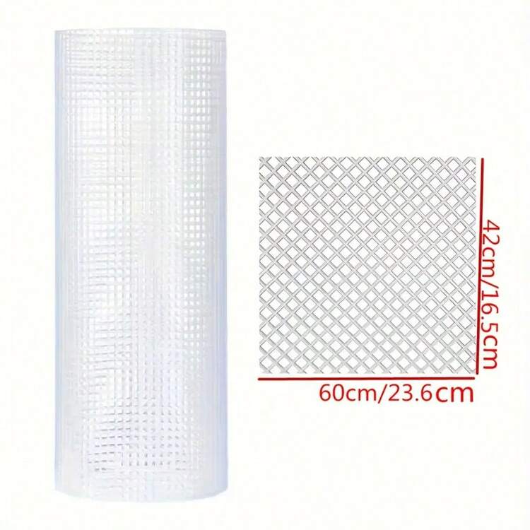 5 Pcs 33x50cm Plastic Mesh Plastic Mesh For Crochet And Sewing Crafts DIY Handmade Sewing Accessories Gifts Free Cutting Designs Plastic Mesh Bag Crochet Lining Mesh - White Small Hole Mesh 2.5mm--5pcs - View 6