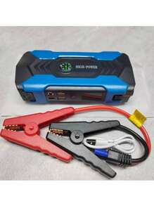 Avviatore di emergenza per auto - Torcia a LED e caricabatteria per auto - Luce a LED per emergenze - Per auto, motocicli, camion, SUV - Per proprietari di auto e preparazione per emergenze - Regalo perfetto per assistenza stradale