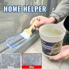 500ml 透明防水密封胶，RV 超强隐形密封胶 - 适用于 RV、汽车泄漏修补涂层、室内外使用、快干耐用