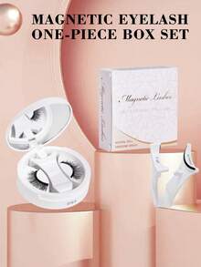 1 Paio Di Ciglia Magnetiche Riutilizzabili, Aspetto Naturale, Ciglia Magnetiche Senza Colla, Ciglia Magnetiche Morbide Facili Da Indossare E Rimuovere, Strisce Di Ciglia, Ciglia Finte