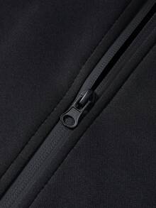 Men's Casual Sports Tracksuits, Embroidered Zip-Up Jacket