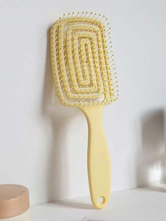 Set de 3 piezas/2 piezas/1 pieza de peines de masaje esponjosos para niñas, peines huecos de colores, cepillo de pelo para salón y viaje, accesorios para el cabello, herramientas y productos para el cabello, adecuados para el cuidado del cabello, peinado, decoración del cabello de niñas, cepillo, artículos esenciales, viaje para niños, set de peines - regalo rosa para niñas