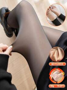 冬季加厚保暖连裤袜 女士保暖内衬紧身裤 女士冬季保暖裤袜 220克，舒适