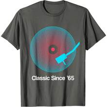 Classic Since '65 Vinyl - 60th Birthday Gift Idea For Men T-Shirt - Black - View 9