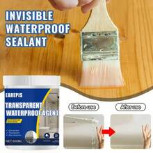 500ml 透明防水密封胶，RV 超强隐形密封胶 - 适用于 RV、汽车泄漏修补涂层、室内外使用、快干耐用