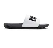 Nike OFFCOURT男子運動休閒輕便沙灘一字涼拖鞋 - 黑與白 - 查看 2