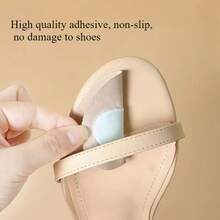2/4/6pcs Genuine Leather Forefoot Pads - Breathable, Non-Slip, And Sweat-Absorbing, Suitable For High Heels And Sandals.These Pads Enhance Grip And Cushioning For The Feet, Providing Comfort With Cowhide Insoles-Insole Solid,Insole Anti Slip,Insole Slip On Design
