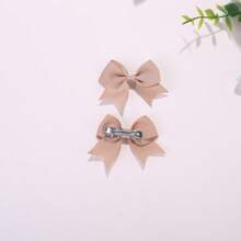 24 piezas Pasadores de pelo con lazo de unicolor para mujer, pasadores de pelo con mariposa elegantes forrados completamente, pasadores de pelo con mini mariposa, accesorios para el cabello de otoño/invierno para mujer, pinzas para el cabello, ganchos para el cabello, deslizadores para el cabello, barretas para el cabello, moda de otoño