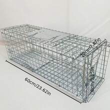 Extra Large Automatic Cat Trap Cage, Humane Stray/Feral Cat Rescue Cage, Cat Rescue Tool