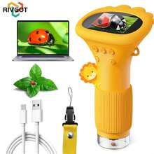 RIVGOT Kids Microscope Pocket Microscope -1000X Portable Microscope For Kid | Photo And Video Mini Microscopes | 2'' Digital Little Scientist Microscopes For 3-10 Age Years Old Boys Girls Toys Gifts - Many - View 12