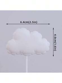 1 件可爱熊蛋糕装饰，蓝色蝴蝶结熊蛋糕装饰，彩虹条纹拱门蓝色礼盒蓝色星云蛋糕装饰，适合洗礼生日派对蛋糕装饰，适合性别揭晓派对蛋糕装饰，迎婴派对蛋糕装饰 - 藍色 - 查看 15