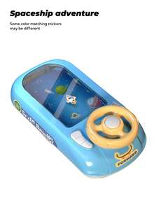 Kids Racing Adventure Game Console, Electric Steering Wheel With Sound & Light Effects, Interactive Toy For Parent-Child - Multicolor - View 10