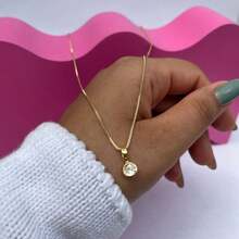 Silver And Gold Plated Point Of Light Necklace Point Of Light - Dorado - Ver 3