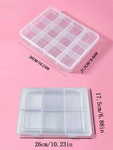 1pc Children's Hair Accessories Storage Box, 12 Grid Hair Accessories Organizer Box, Kids Hair Clip Collection Box - Multicolor - View 6