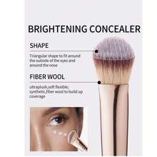 4 pièces Set de pinceaux de maquillage professionnels à double extrémité, comprenant un pinceau de fond de teint incliné et effilé, un pinceau de contour, un pinceau de blush, un pinceau à poudre, un pinceau à ombre à paupières, un pinceau correcteur, un pinceau highlighter, un pinceau estompeur. Brosses en fibres douces, portables pour les voyages, excellent cadeau pour les femmes et les filles.