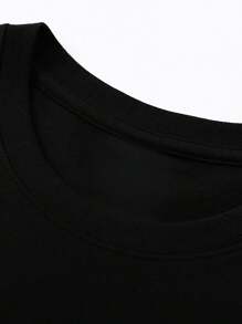 Sylosis Shirt Men's Pattern Custom Short Sleeve Tshirt Fashion Crew Neck Tees Black