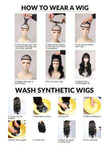 GLAMNOW Short Mushroom Wig For Men-Synthetic 60s Bowl Cut Wigs For Anime Movie Music Costume Halloween Cosplay Party (Dark Brown) - Black - View 7