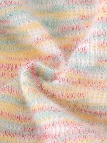 2pcs Young Girls Cute 3D Strawberry Top And Denim Pants Set, Spring/Autumn - Pink - View 7