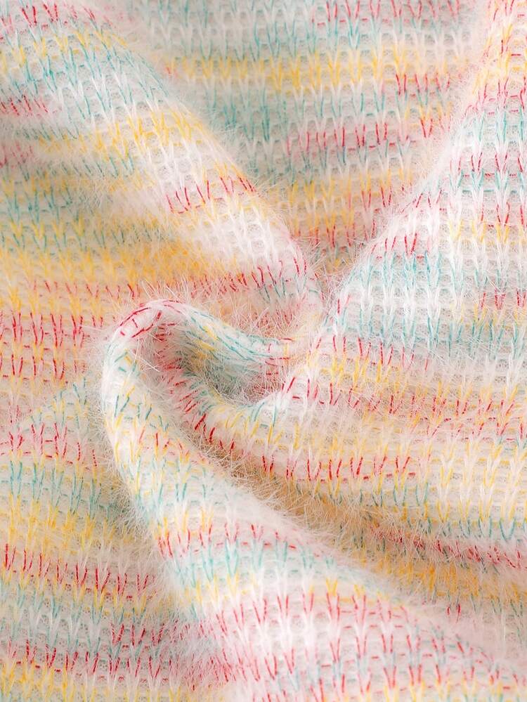 2pcs Young Girls Cute 3D Strawberry Top And Denim Pants Set, Spring/Autumn - Pink - View 7