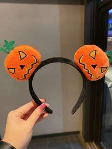 1 件万圣节南瓜怪物头带，可爱有趣的派对卡通发饰 - 彩色 - 查看 16