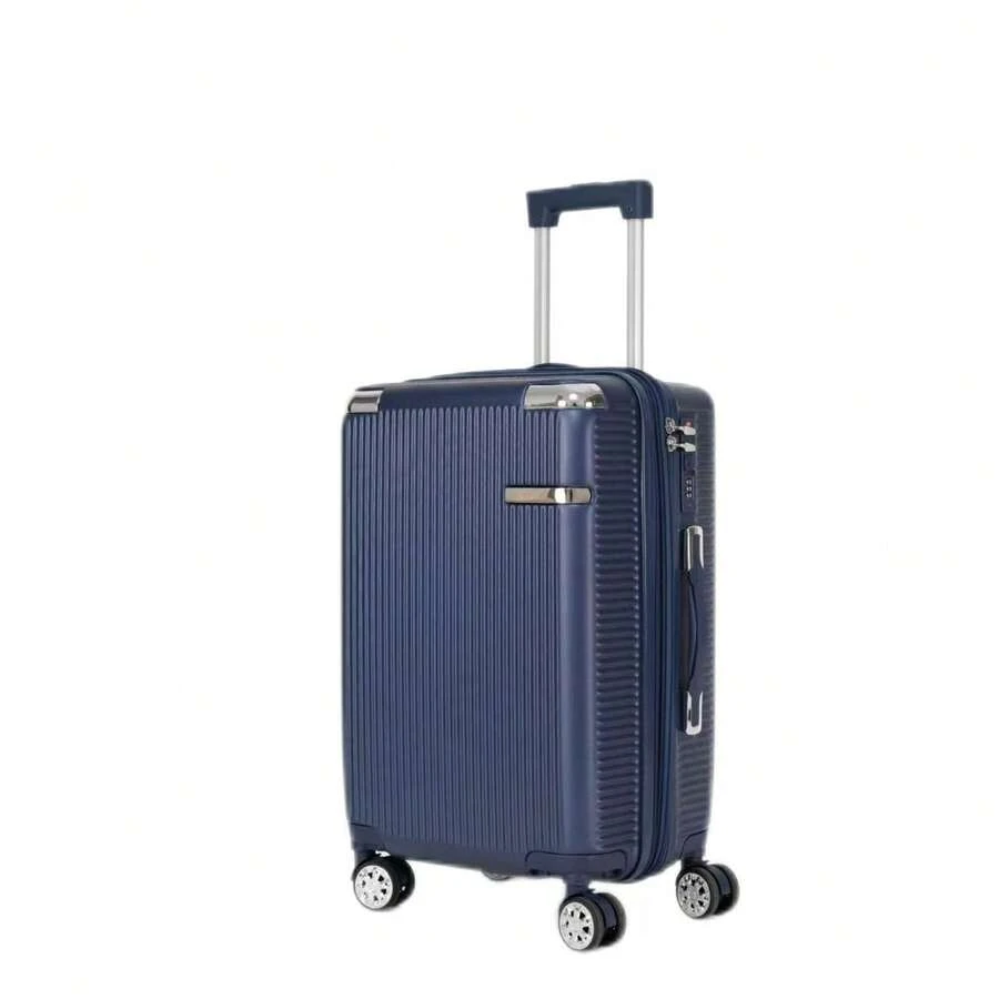 High Quality Carry-On Suitcase, 4 Double Wheels, 360 Degree Rotation, 9kg - Blue - View 1