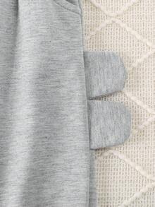 Conjunto de Roupas para Meninas Pequenas Estampa de Gato Cartoon Moletom com Capuz Ternos Esportivos Primavera Outono Roupas Infantis Blusas de Moletom Calças 2 Peças Conjuntos de Agasalhos para Conjuntos de Roupas de Bebê Meninas