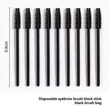 313 piezas Kit de herramientas de maquillaje que incluye 1 caja organizadora de plástico, pinzas para el cabello, pinceles de delineador, varitas de rímel y aplicadores de lápiz labial para labios