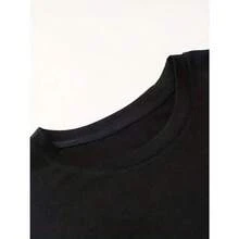 Tito's Apparel Men's T-Shirt - Casual Cotton, Geometric Print, Crew Neck, Short Sleeve - Perfect For Summer - 黑色 - 查看 6