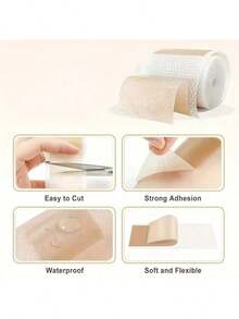 Waterproof Sweatproof Ultra-Thin Tattoo Cover Up Stickers, Suitable For Tattoos, Scars And Birthmarks, Tattoo Cover Tape For Light Skin Tones