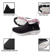 Skechers أحذية نسائية كاجوال للاستخدام اليومي في الهواء الطلق أحذية رياضية أحذية للركض 150099-BKPK - الأسود - مشاهدة 6