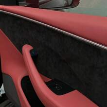 1 Rolle Kunstsuede Stoff selbstklebende Polsterreparaturband, Innenraum Renovierung Flicken für Armaturenbrett, Armlehne, Schalthebel, kreative Modifikation, kostengünstig, kratzfeste Auto Innenraum Aufkleber - mehrfarbig - Übersicht 4