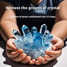 1件装晶体生长科学实验套装，趣味亲子互动实验道具，化学实验晶体生长原理，情商与智力发展，动手玩具 - 生日礼物、复活节礼物、万圣节礼物、圣诞节礼物，完美礼物之选