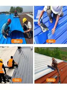 1/2卷防水、耐热、防锈超强粘性修补胶带，耐高温，适用于家庭、工厂、金属表面、屋顶和铁皮裂缝密封、防漏、家用物品 - 彩色 - 查看 4