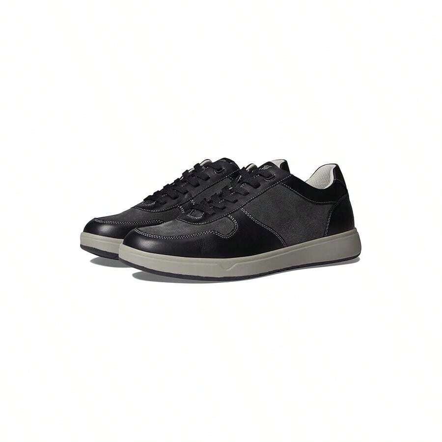 Florsheim Heist 6-Eye 14380-009 Sneaker Men 7.5 Black Charcoal Suede Shoe FZP077 (Black Charcoal,7.5) - 彩色 - 查看 1