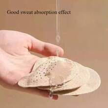 2/4/6pcs Genuine Leather Forefoot Pads - Breathable, Non-Slip, And Sweat-Absorbing, Suitable For High Heels And Sandals.These Pads Enhance Grip And Cushioning For The Feet, Providing Comfort With Cowhide Insoles-Insole Solid,Insole Anti Slip,Insole Slip On Design