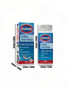 一盒50片泳池三合一PH测试纸。该测试纸可对泳池水质进行准确、简便的检测。 - 彩色 - 查看 5