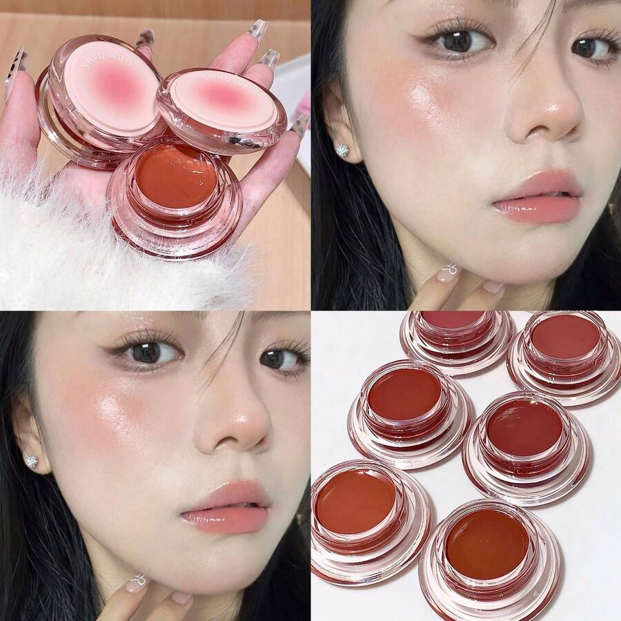 SHAQINUO 多用途保湿膏，适用于面部和唇部，保湿亮白，持久，易于涂抹，轻盈亮泽，打造丰盈红润的妆容