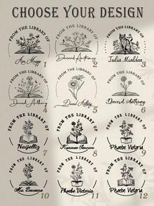 个性化书籍压花机 | 定制印章压花机 | 图书馆压花机 | 来自图书馆 | 书籍爱好者的礼物 多功能、密封、免烫、可重复使用 时尚、复古、可爱、简约 圣诞饰品 毕业典礼、圣诞节、冬季、秋冬季、学校、商务/工作/办公室 返校、返校、学校用品、多功能、装饰性、可重复使用、现代、多彩、可爱、复古、卡通、卡哇伊、定制、个性化、独特、定制、工人、客户、学生、商务/工作/办公室、学校 - 彩色 - 查看 3