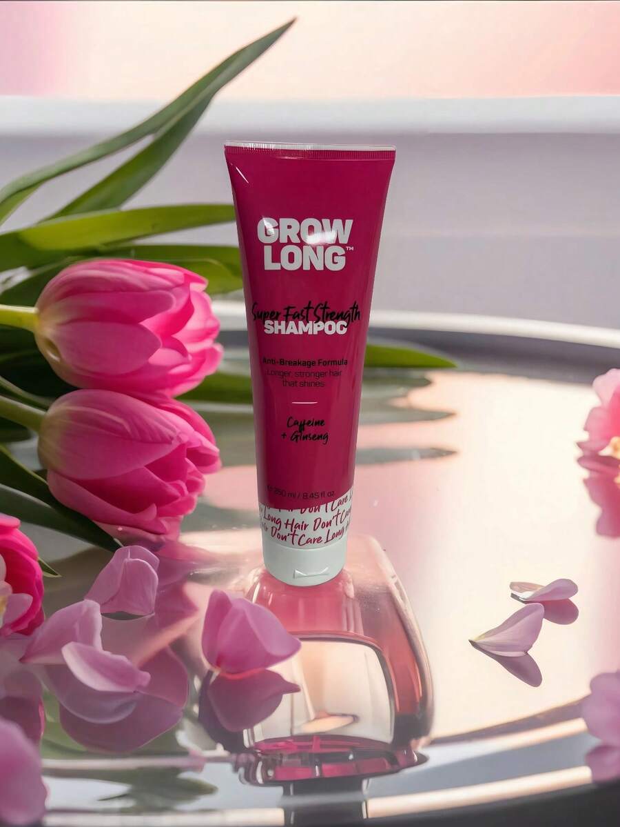 Fortified Biotin Shampoo, Long-Lasting Anti Frizz, Anti Breakage, And Nourishing Split Formula - Vitamin E, Caffeine, And Ginseng, Suitable For Dry And Damaged Hair