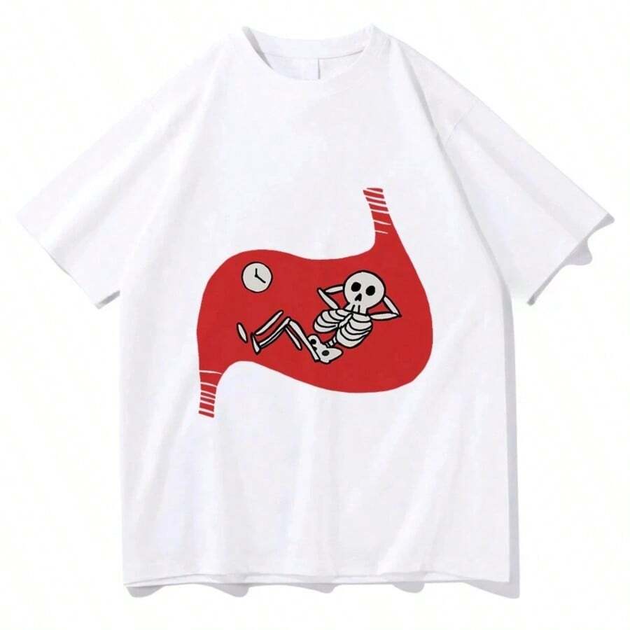 Comfortable Summer Sweatshirt Delicious In Dungeon Meshi Laios Touden TShirts Falin's Death MenWomen Clothing Unisex Cotton Graphic T-Shirts 62411 - 白色 - 查看 1