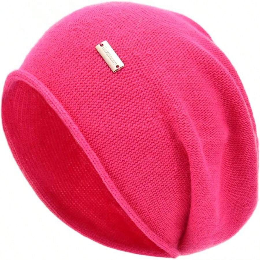 Women Beanie Hat - Rose - View 1