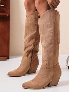 Women's Classic Western Boots - Camel - View 2